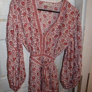 Rosy Renaissance style top